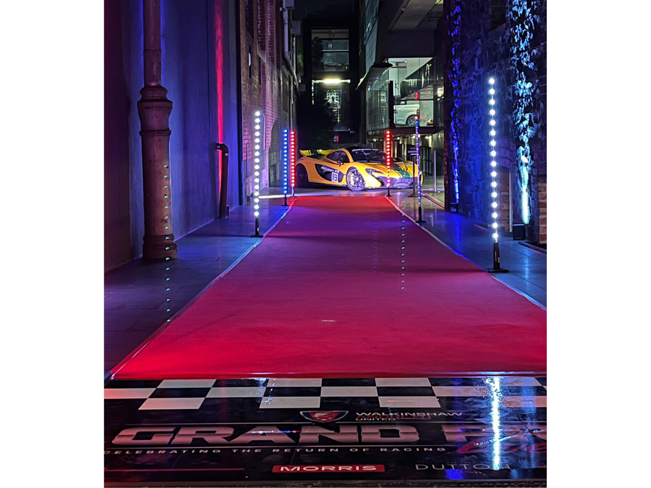 Grand Prix Cocktail Party Red Carpet Entrance